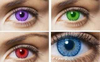 Как подобрать цветные линзы для зеленых глаз