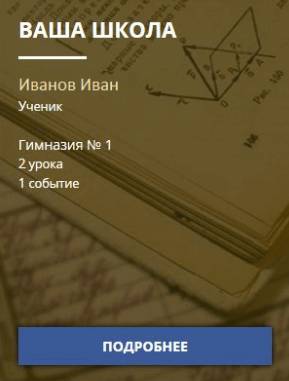 Введение данных школьника