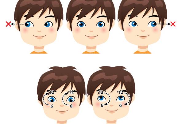 Круговые движения глаз