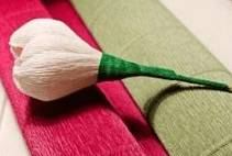 Этапы склеивания цветка