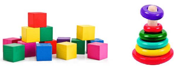 Кубики и пирамидка