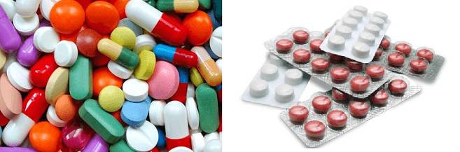 Прием таблеток