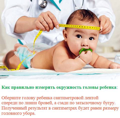 Измерение головы метром