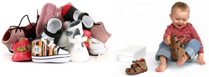 Выбор детской обуви