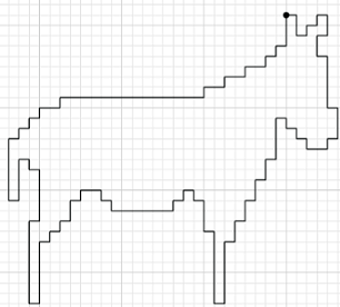 Рисунок осла