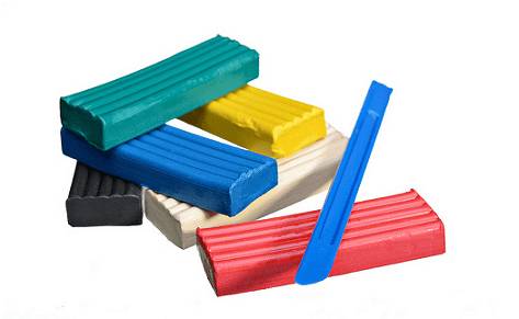 Использование кусков для лепки фигур