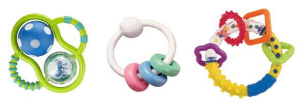 Выбор погремушек для новорожденного