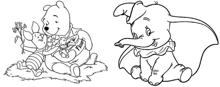 Картинки для разукрашивания