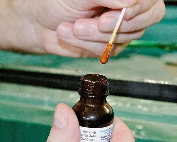 обработка ранки марганцовкой