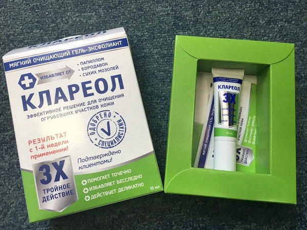 клареол от папиллом