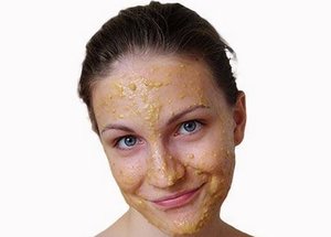 Банан с крахмалом для увядающей кожи