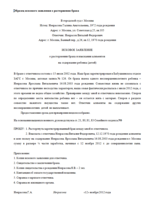 Бракоразводный процесс при наличии несовершеннолетних детей Бракоразводный процесс
