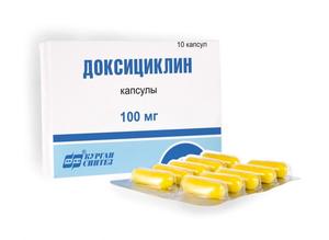 Доксициклин для лечения кожи от высыпаний Доксициклин: инструкция