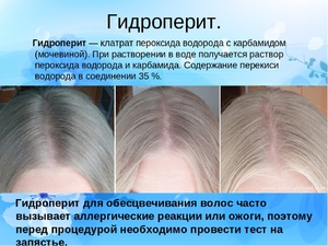 Пример осветленных волос Этапы процедуры