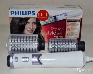 Фен-щетка Philips HP8665. Фен-щетка Philips