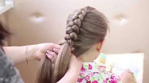 Детская прическа французская коса наизнанку Французская коса наизнанку