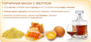 Применение горчичной маски с желтком и медом Горчичная маска с желтком и медом
