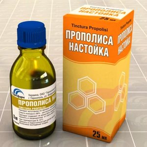 Настойка прополиса для лечения ушей