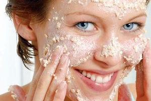 Овсяные хлопья для маски