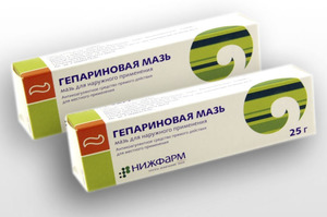 Как применять гепариновую мазь