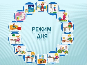 Распорядок дня ребенка в год