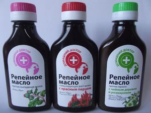 Репейное масло для волос