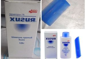 Применение средства Хигия от вшей Средство Хигия от вшей