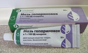 Свойцства гепариновой мази