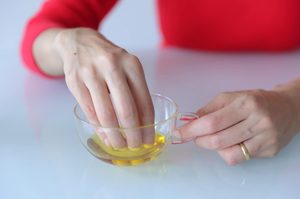 Ванночки из касторки для ногтей