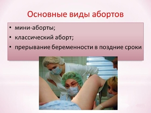 Основные виды абортов и сроки проведения Виды абортов - что и когда применяют